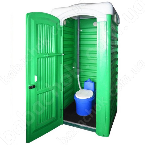 Туалетна кабіна Укрхімпласт Торф'яна Зелена