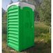 Туалетна Кабіна Укрхімпласт Торф'яна Зелена у використанні на заміській дачній ділянці