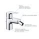 Смеситель для Биде Grohe Start Edge (23345001)