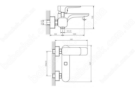 Смеситель для Ванны Koller Pool Trend (TR0100)