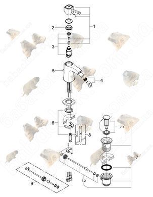 Смеситель для Биде Grohe Grandera (23315000)