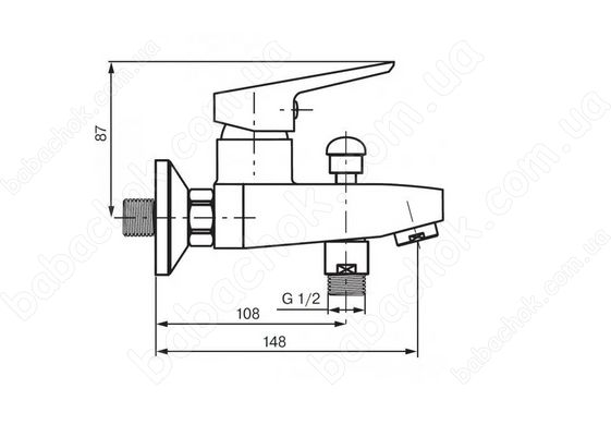 Смеситель для Ванны Koller Pool Twin (TN0100)